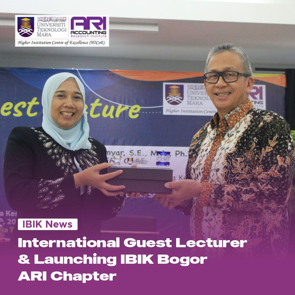 International Guest Lecturer (Dosen Tamu Internasional) dan Launching IBIK Bogor ARI Chapter